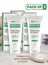 3x Face Facts Ceramide Skin Moisturising Gel Cream Fragrance Free | Vegan - 50ml