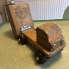 RARE VINTAGE SOLID MAPLE WOOD DUMP TRUCK TOY - COMMUNITY RIFTON, N.Y. — photo 3