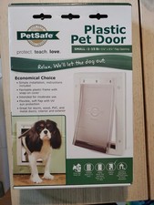 PetSafe Plastic Pet Door Small - 1 - 15 lbs. 5 1/8" x 8 1/4" flap opening