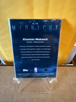 KHAMAN MALUACH 2025-26 TOPPS MIDNIGHT TWILIGHT ROOKIE SSP SUNS ROOKIE RC