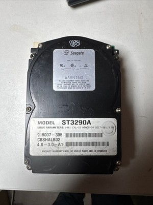 Seagate ST3290A 261MB 3800RPM IDE 3.5'' Vintage Retro Hard Drive HDD