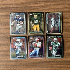 (6x) 2024 Topps Chrome Football Card Legend Lot