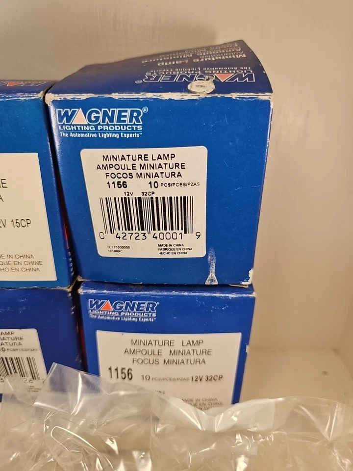 Nuevo Lote De 31 Wagner 1156 (16) 1003 (15) Bombilla Respaldo Girar y Parar Foto 3 de 4