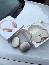 Apple AirPods Max Wireless Noise Canceling Over-Ear Headphones Silver w/Case Box