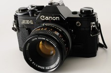 Read NEAR MINT Canon AE-1 35mm Film Camera FD 50mm f1.8 S.C. SC Lens JAPAN