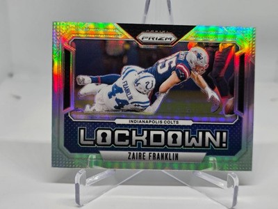 Zaire Franklin 2024 Panini Prizm Silver Lockdown Indianapolis Colts #11