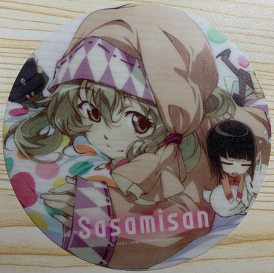 Sasami-san@Ganbaranai coaster Sasami Tsukuyomi