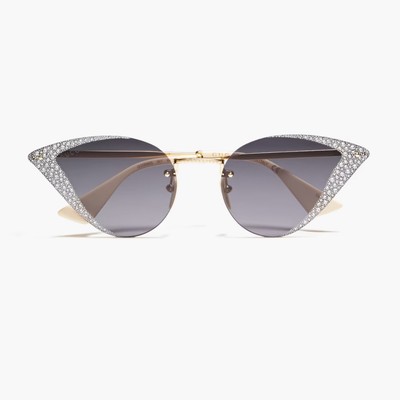 GUCCI SUNGLASSES GG0898S HOLLYWOOD FOREVER CRYSTAL CAT EYE  display picture 1
