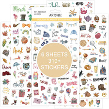 Planner Stickers, Calendar Sticker - over 310 Daily Holiday Seasonal Planner Sti