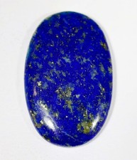 39 Ct 5X22X34 mm Natural Blue Lapis Lazuli Oval Cabochon Gemstone KM-213