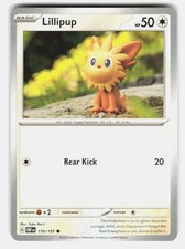 Pokemon TCG Lillipup Obsidian Flames 170/197 Common NM