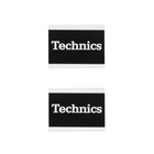 Technics Turntable Logo Badge Dust Cover 20mm(0.78")X15mm(0.59")