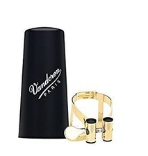 Used Van Doren B Clarinet Ligature M O Gold Plate 24K Gold Plated