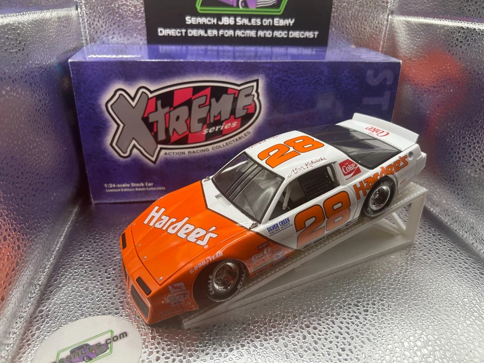 2001 Action Xtreme Alan Kulwicki Hardees 1984 1/24 Diecast Pontiac Firebird - Image 3 of 4