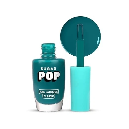 SUGAR POP Nail Lacquer 45 Teal Oasis - 10 ml | High Shine | Long-lasting | Chip