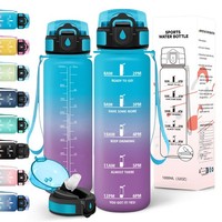 Trinkflasche 1L Auslaufsicher Bpa-Frei Motswedi FüR Sport, Wasserflasche