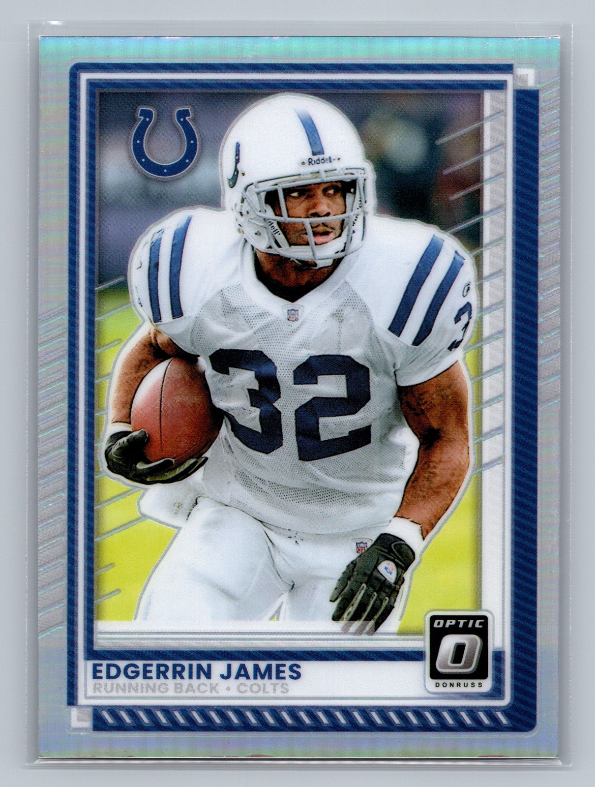2025 Panini Donruss Optic EDGERRIN JAMES #185 Holo Prizm Indianapolis Colts