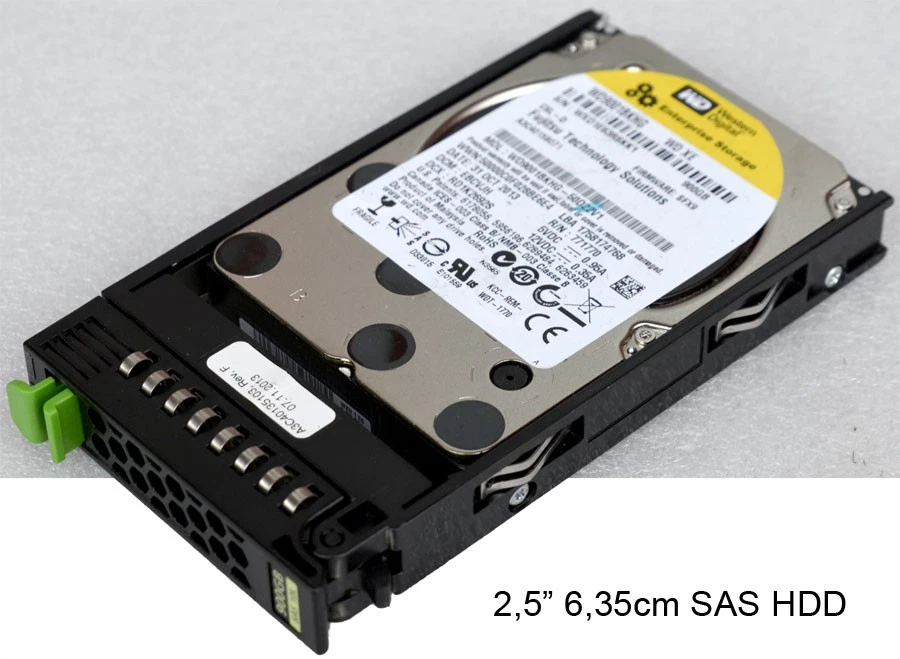2,5" 6,35cm SAS HDD A3C40158071 WD9001BKHG FÜR FUJITSU ETERNUS PRIMERGY M1196 - Bild 4 von 4