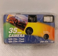 35mm One Time Camera 200 ISO Flash NEW Sealed
