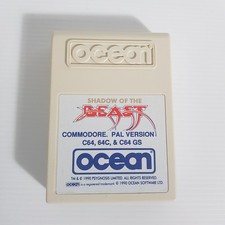 Shadow of the Beast - Commodore 64 C64 Cartridge With Manual VGC Working FREE ??
