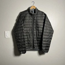 Kuhl Jacket Men’s Size Large Spyfire Goose Down Puffer Full Zip Insulated Black 