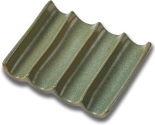 Ceramic Soap Dish, Draining Bar Soap Holder Tray, Soap Saver for Shower,