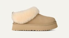UGG Tazzelle Platform Slippers Mustard Seed Size 10W/8.5M BNIB