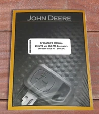 John Deere 27C ZTS, 35C ZTS Excavator Owners Operators Manual - OMT190898