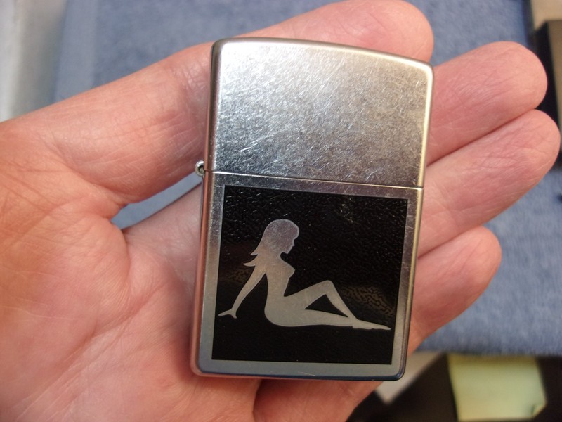 Vintage Zippo Mud Flap Girl 2005 Lightly Used, Works Great.