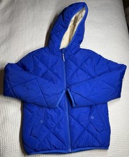 Cat  Jack Blue Puffer Coat Kids Medium