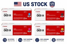 Canon 069H Full Toner Set High Yield Black Cyan Magenta Yellow 4 Pack