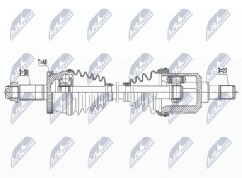 N.T.Y. NPW-KA-400.NTY Drive Shaft for HYUNDAI,KIA - Image 11