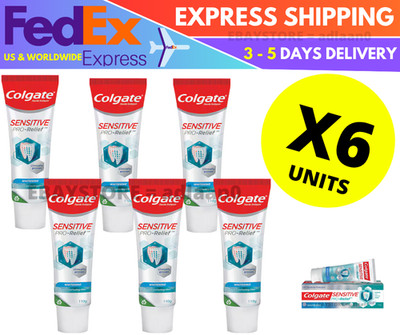Colgate Sensitive Pro Relief WHITENING Instant Relief 110g ( X 6 ) FAST SHIP