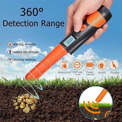 Profi Gold Metal Metalldetektor mit LCD Display Detector Wasserdicht Tiefensonde