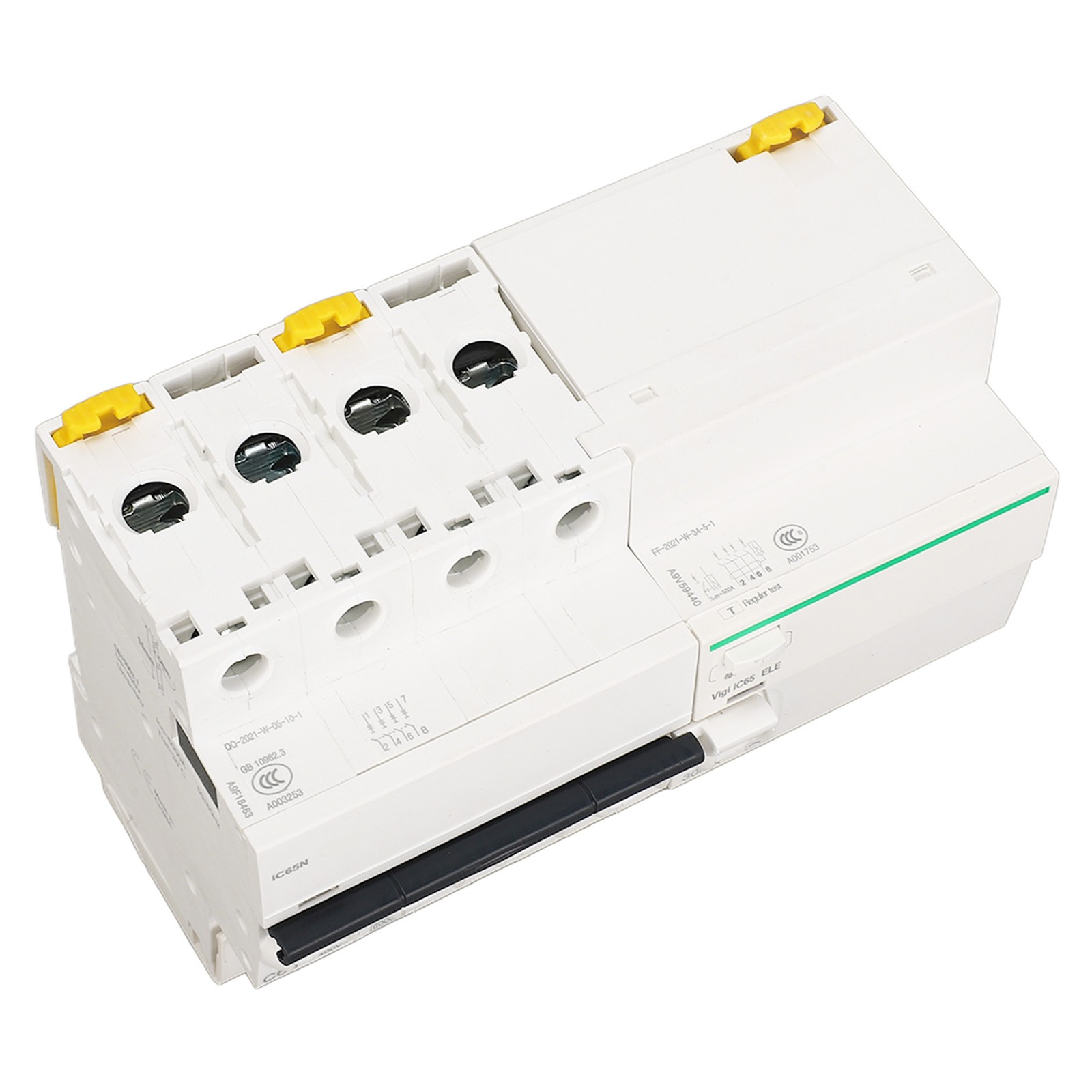 Miniature Circuit Breaker PA66 Flame Retardant Shell 4P& N Circuit Breaker With