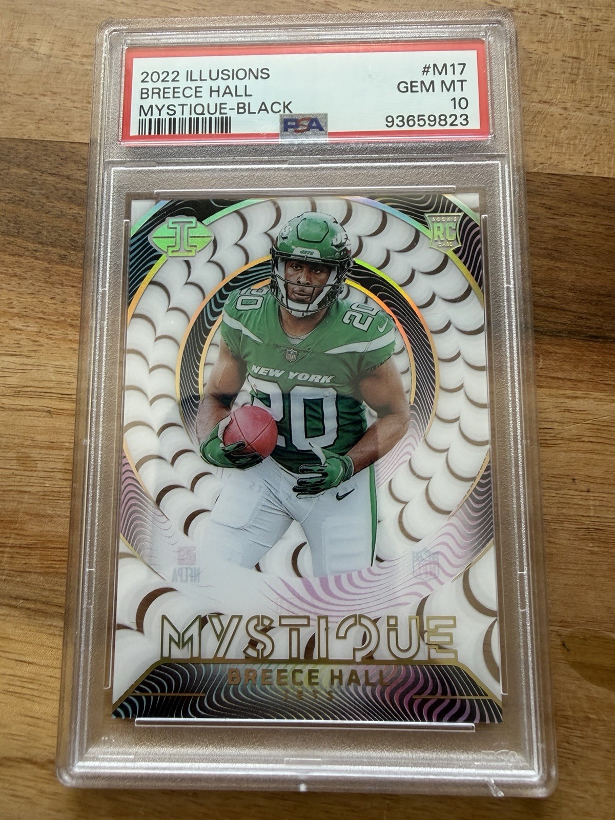 Breece Hall Panini Illusions Mystique #M17 Black