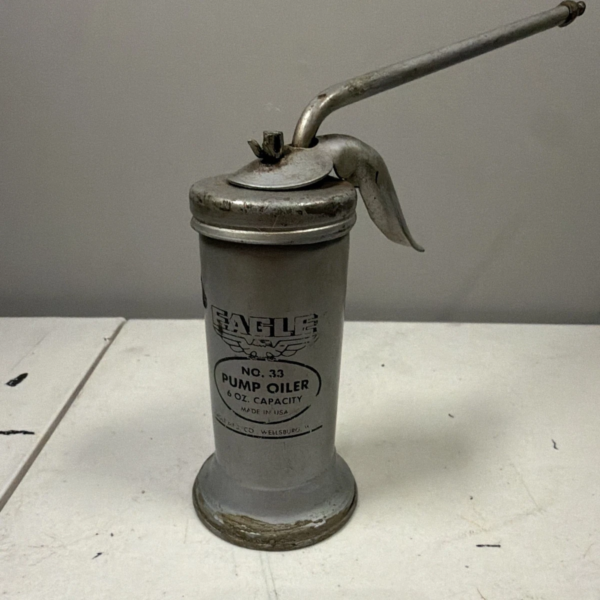 EAGLE Made in USA ピストルオイラー 油差しヴィンテージオイル缶 eagle pump oiler products for sale | eBay