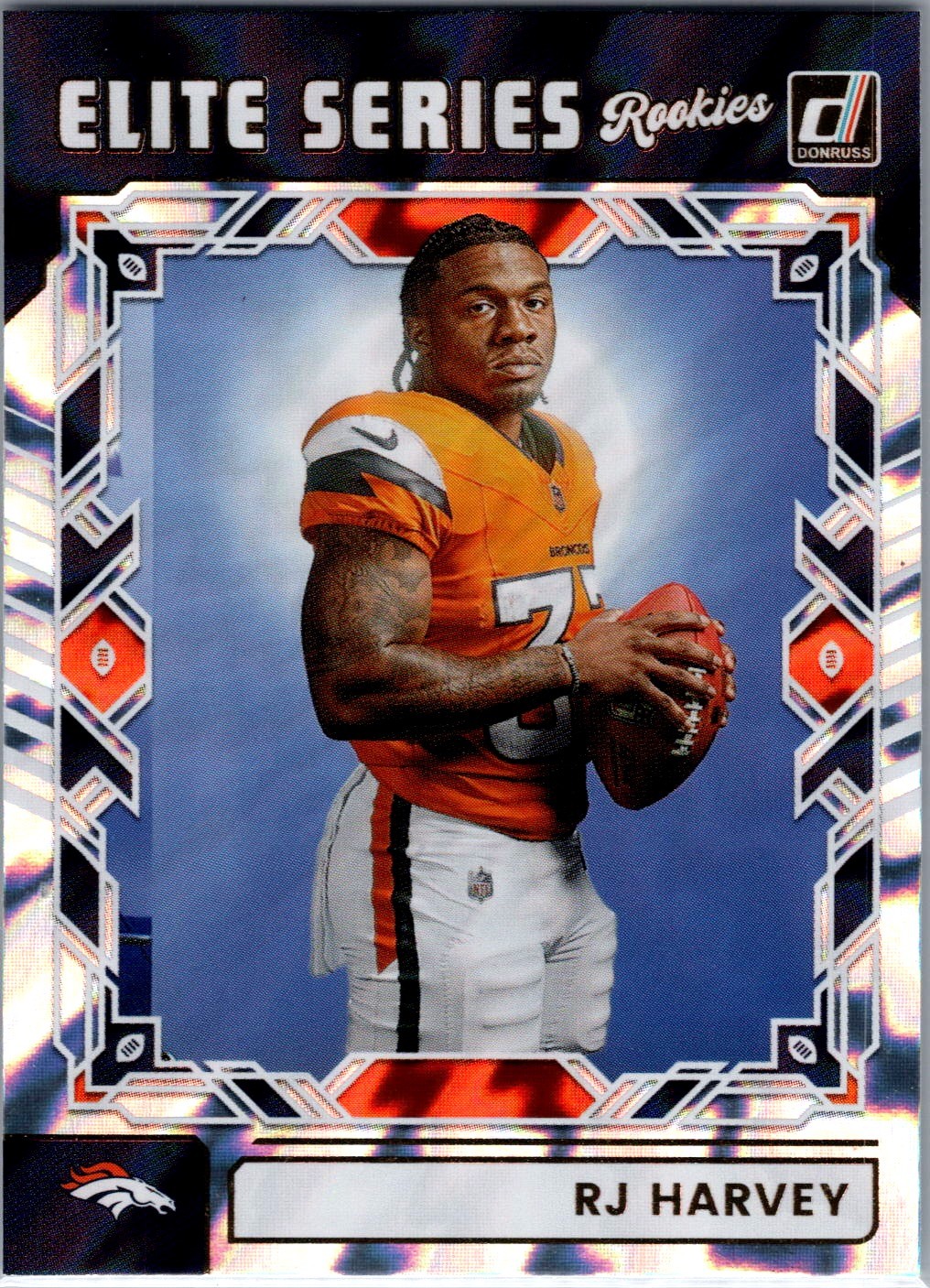 2025 Donruss Elite Series RJ Harvey #ESR-RHY Denver Broncos