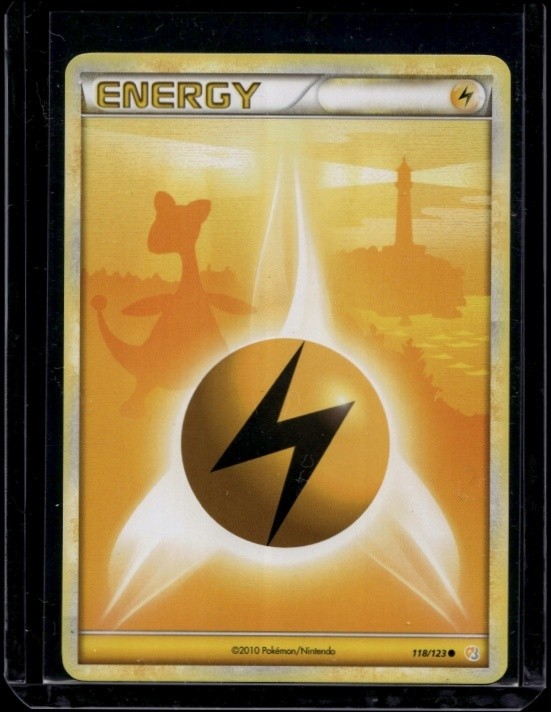 Pokemon TCG Lightning Energy 118/123 HeartGold SoulSilver LP