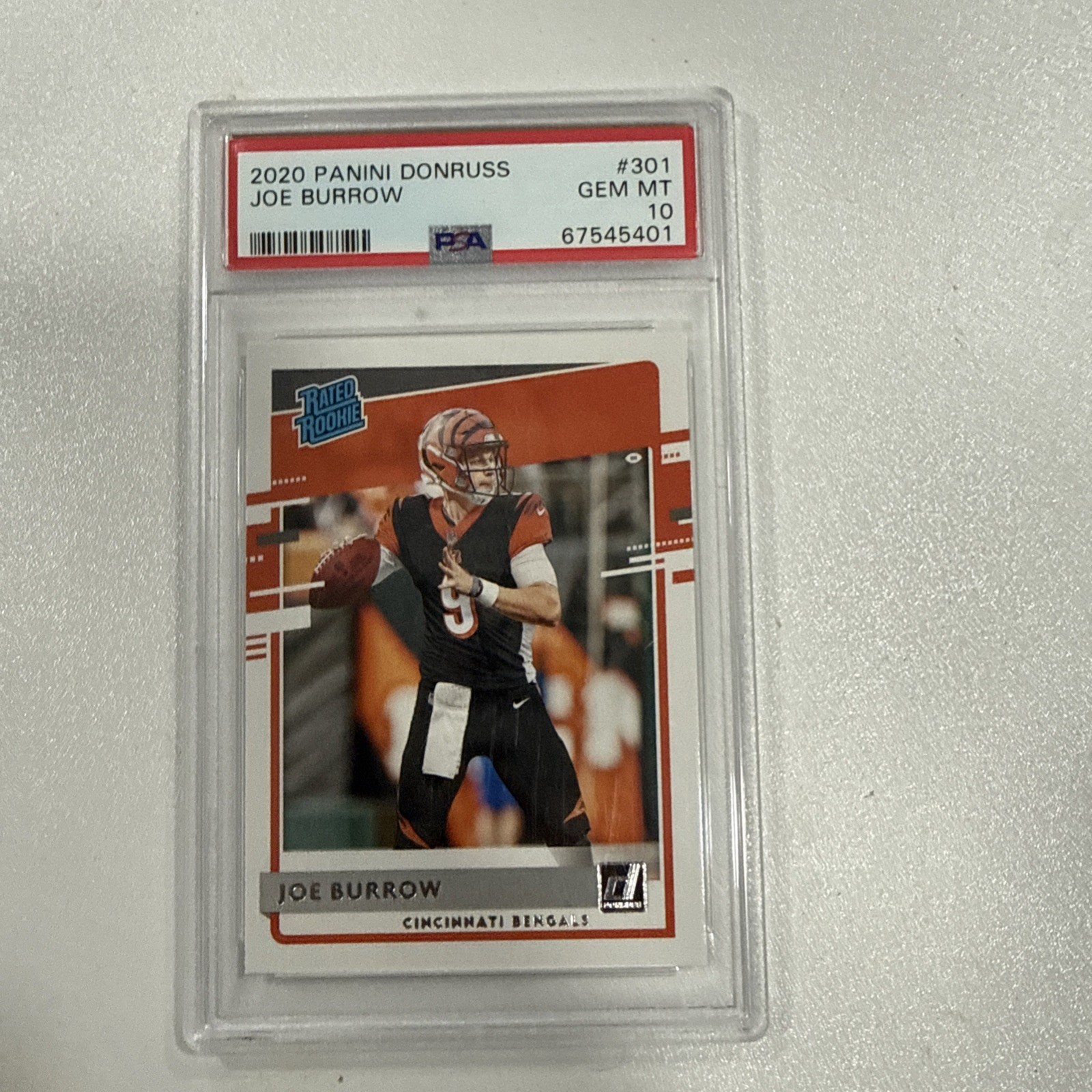 Joe Burrow Panini Donruss #301 Base