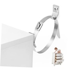 10Pcs Furniture Wall Anchors Metal Anti Tip Furniture Anchors for Baby