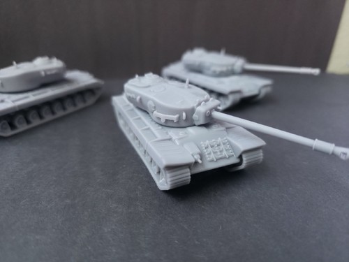 HO Scale U.S. T34 Heavy Tank Platoon X3 1/87th lot - Picture 4 of 9