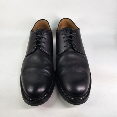 Heschung Crocus Derby Dress Shoes Mens 13 Plain Toe Leather Rubber Sole French
