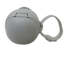 Ubbi On The Go Dual Pacifier Holder Portable with 2 Compartments and Strap