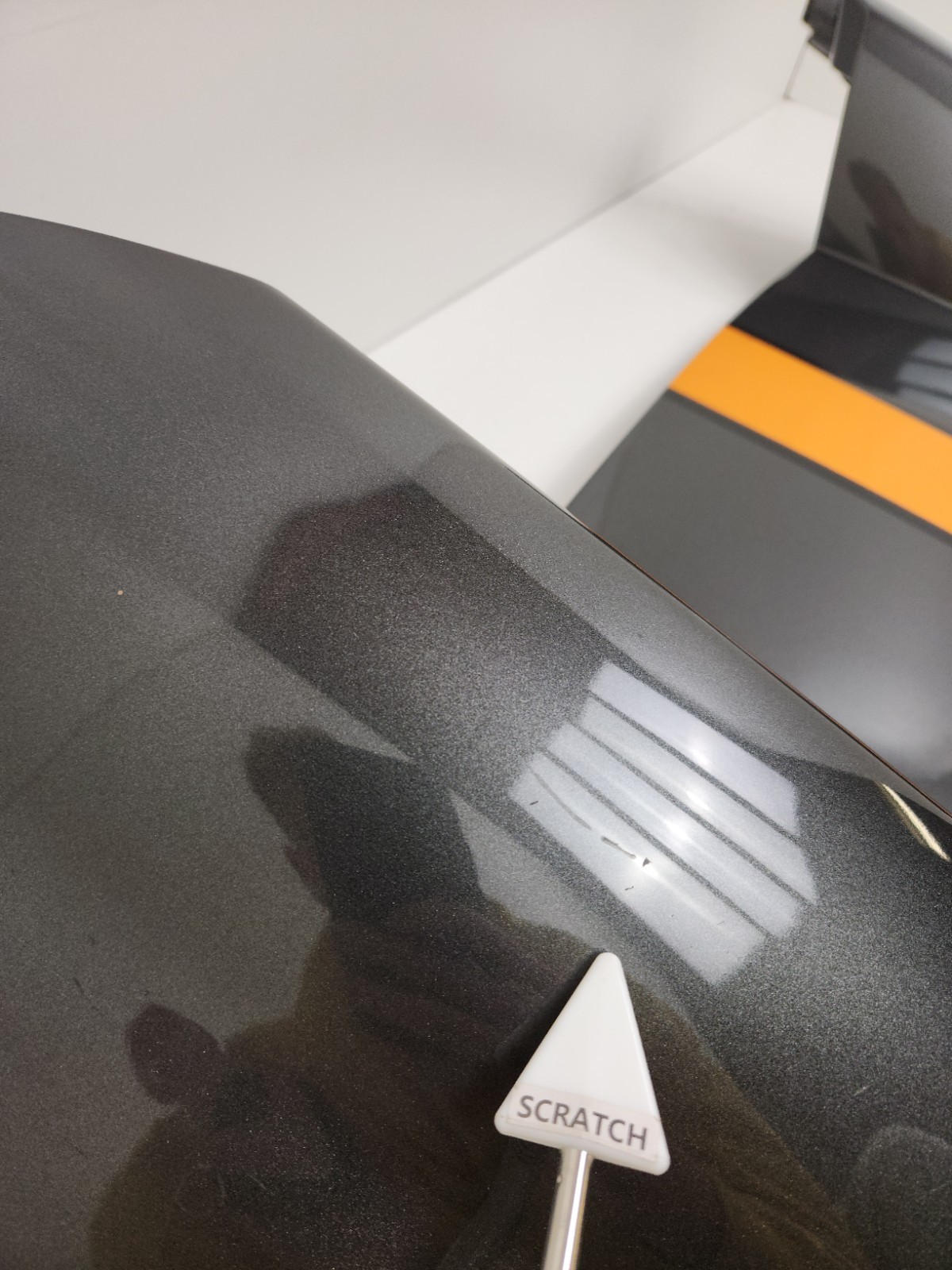 2015-2016 MCLAREN 650S SPIDER REAR RETRACTABLE DECK BODY LID PANEL SHELL GRAY 