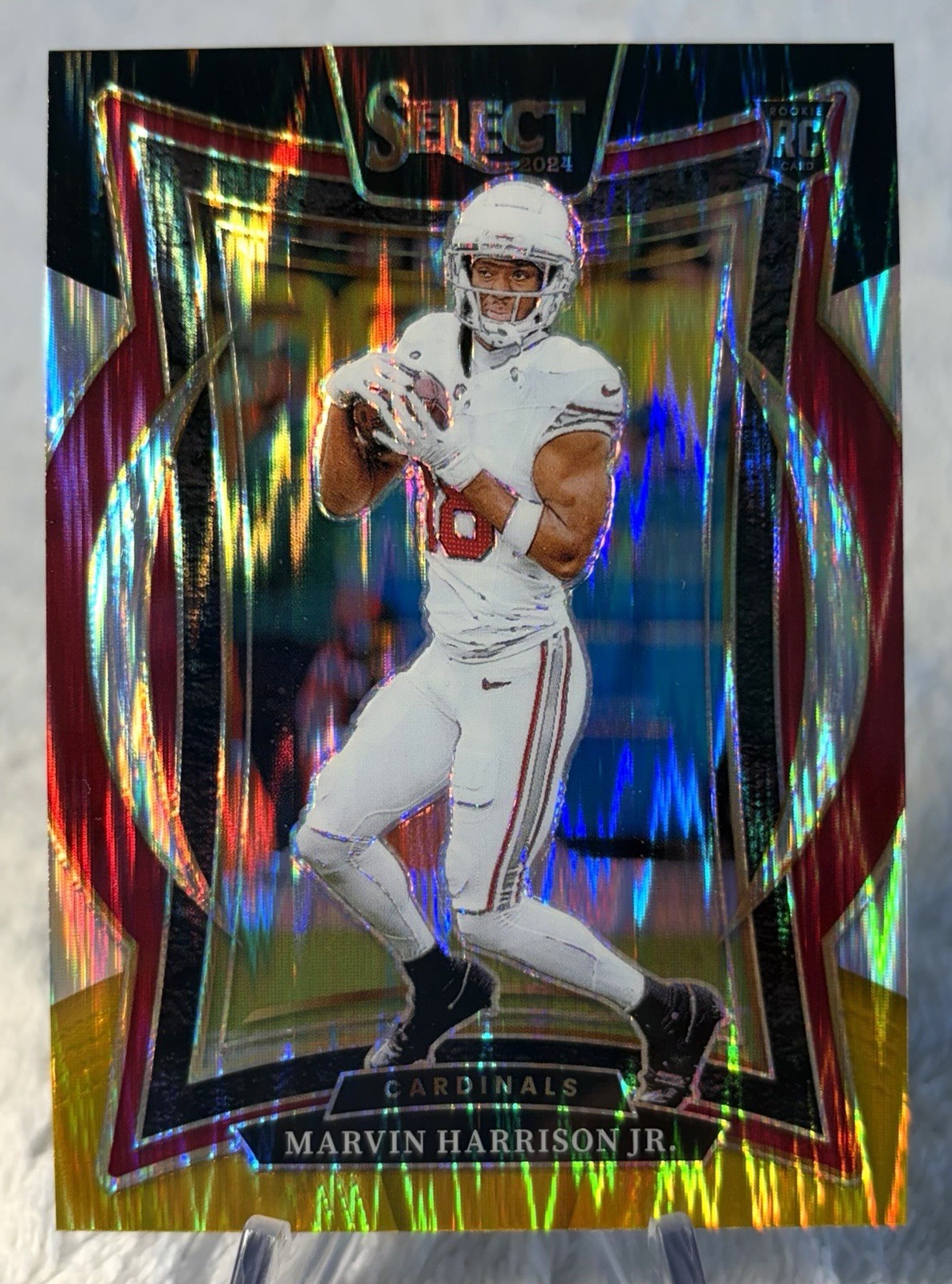2024 Select Marvin Harrison Jr #28 Black Gold Shock RC CARDINALS 🔥🔥🔥