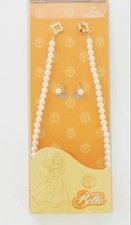 Disney Beauty and the Beast Belle Necklace  Earrings Set Unused