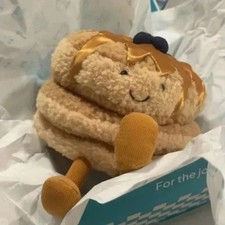 Amuseables Fran Pancakes Soft Plush Stuffed Toy w/ Dust Bag NWT Gift