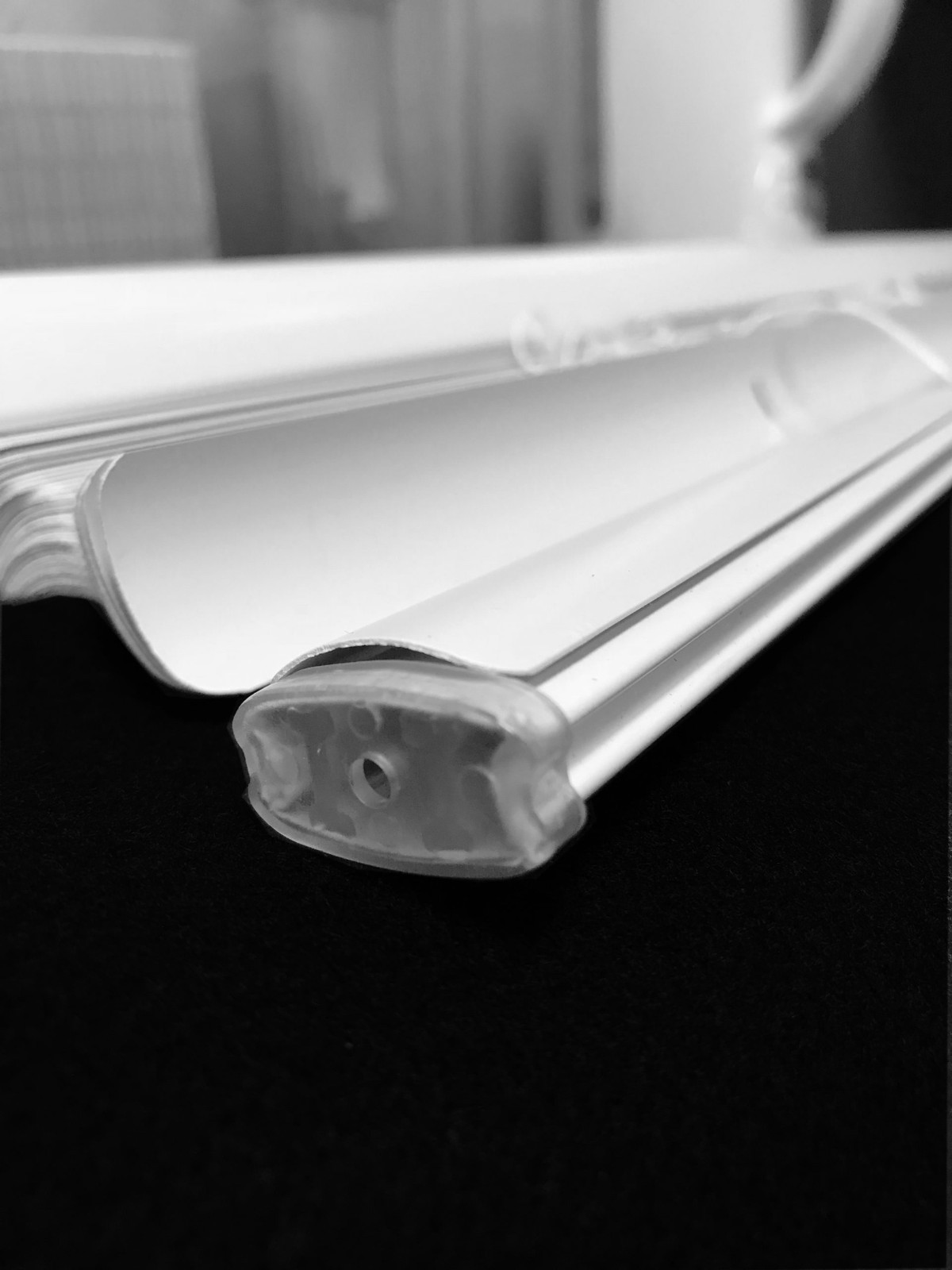 1" Vinyl Mini Blinds - White (30" × 72")