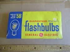 GE General Electric Flash Bulbs 5B BLUE 8 Bulbs Total Vintage